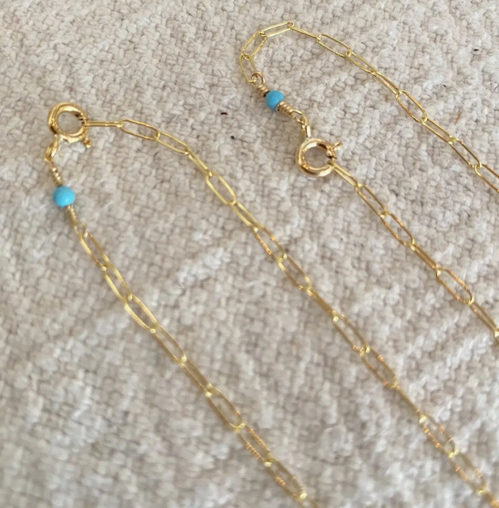 The “Carlee” Gold Anklet