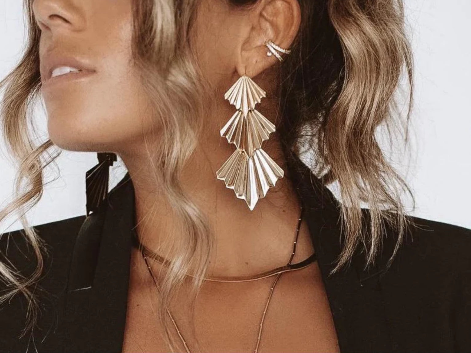 Sparkle Pave Ear Cuff