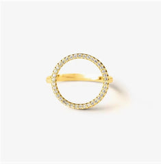 Open Arms Pave Ring
