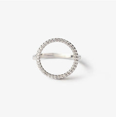 Open Arms Pave Ring