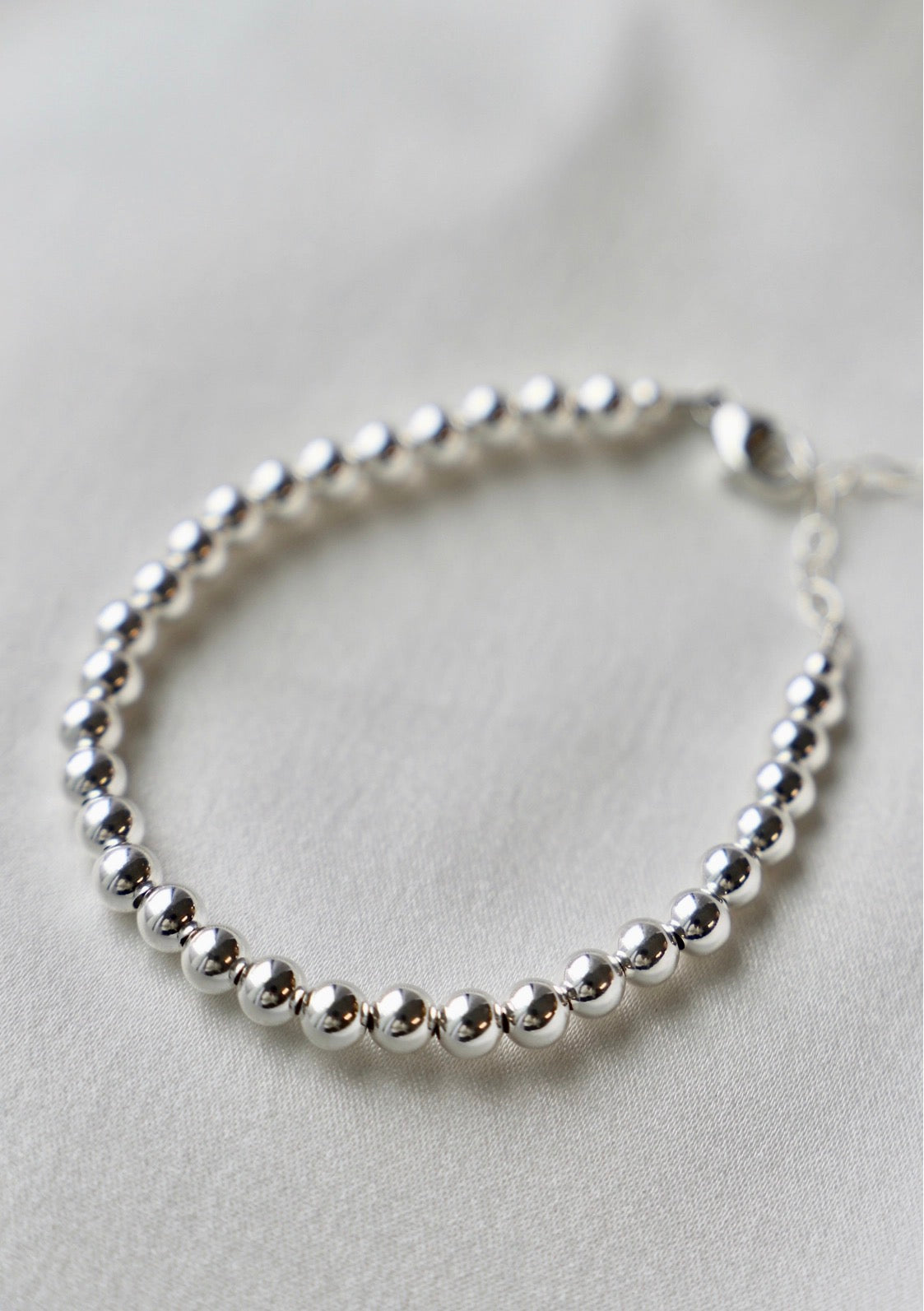 Silver Filled Beaded Bracelet