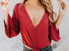 Gold Fete Necklace, Size 18 in.