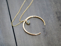 Gold Fete Necklace, Size 18 in.