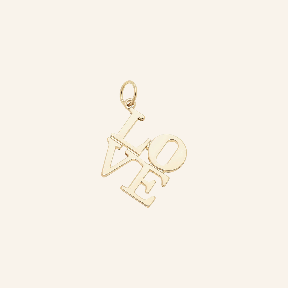 LOVE Stacked Charm