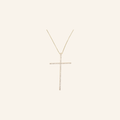 Lindy CZ Cross Necklace