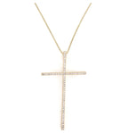 Lindy CZ Cross Necklace in Georgia