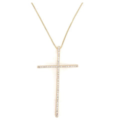 Lindy CZ Cross Necklace in Georgia