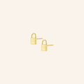 Lock And Gold Studs