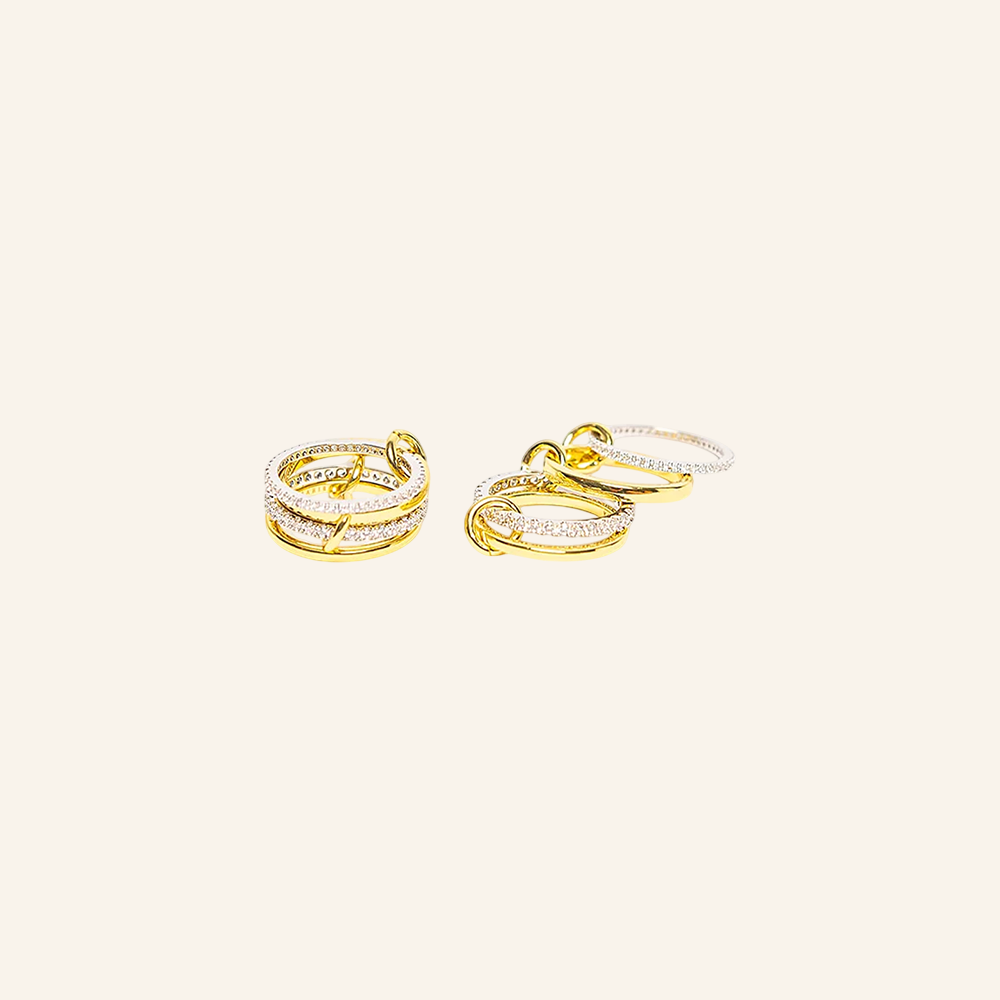 Mina Pave Stacked Ring