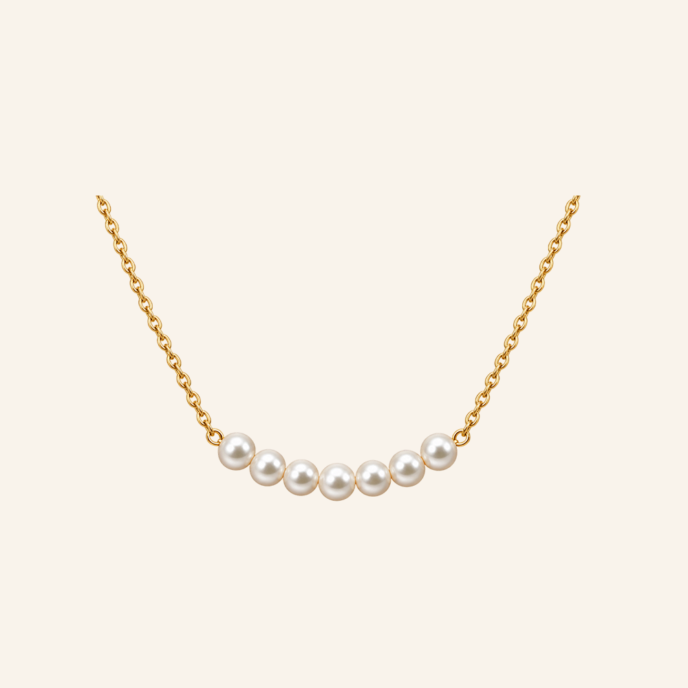 Shoreline Pearl Bar Necklace