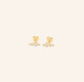 The Bond Earrings in Gold