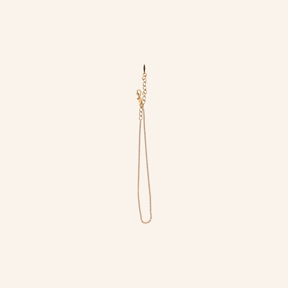 The Elle Tennis Chain Anklet