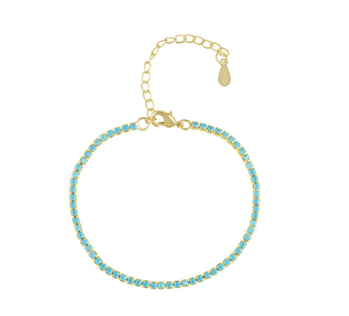 Turquoise Tennis Bracelet in Georgia