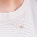 Gold Stardust Bead Necklace
