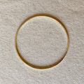 Gold Bangle Bracelet, Size 67mm